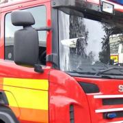 A grandmother has been rescued from a muddy field in Little Bardfield by firefighters