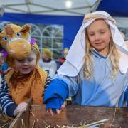 Joshua and Abigail from Great Dunmow took part in this year's Live Nativity