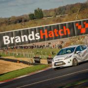 Alfie Hammond in his Fiesta at Brands Hatch. Picture: FLAT SHIFT MEDIA