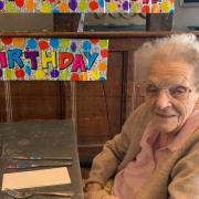 Hettie Irene Wilson celebrated her 104th birthday at Croft House Bupa Care Home in Great Dunmow