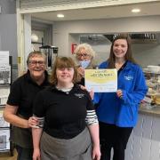 Takeley Community Café received Support 4 Sight's 'Extra Mile' award