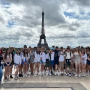 Helena Romanes pupils on a languages trip to Paris