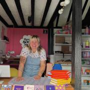 Lucy Skelton at her new That's Sooo You shop