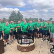 The Weston Homes golf day team