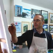 Mike Rollins will demonstrate landscape painting to Dunmow Art Group