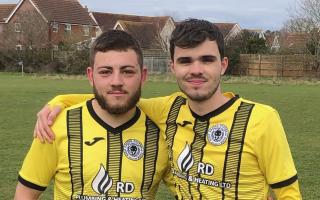 Ryan Kirk and Alfie Prior were the High Easter scorers against Latchingdon. Picture: HIGH EASTER FC