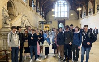 Helena Romanes students visited the Houses of Parliament