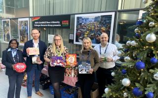 Stansted's community team organised a reverse Advent calendar campaign