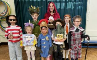 Pupils from St Thomas More School dressed up for World Book Day last year