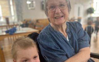 Children met with care home residents at Redbond Lodge in Dunmow